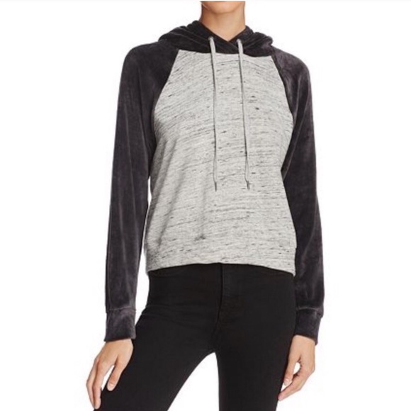 Splendid Tops - Splendid NWOT Velvet and French Terry Hoodie